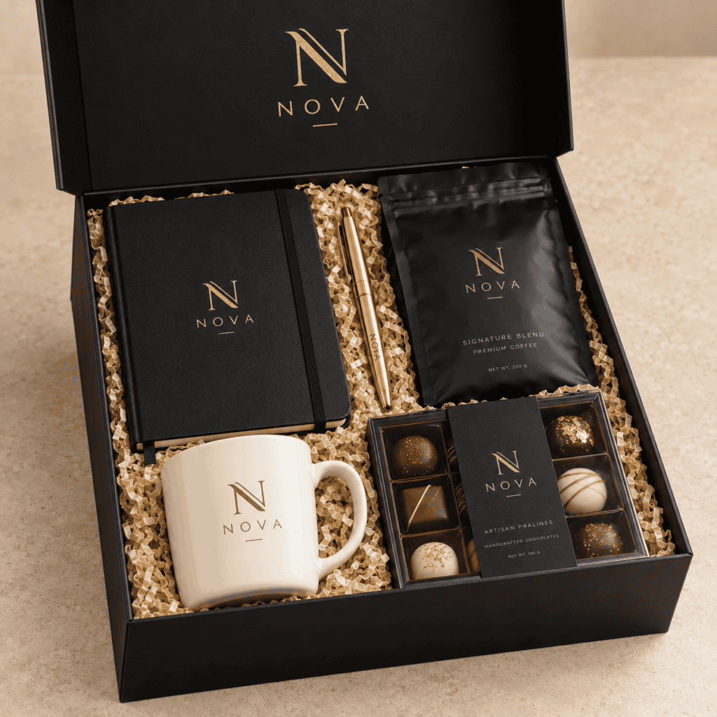 Firmowy box prezentowy NOVA